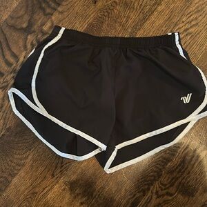 Varsity Black Athletic Shorts Youth Medium